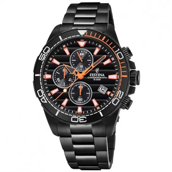 Ocelové pánské hodinky Festina 20365/1